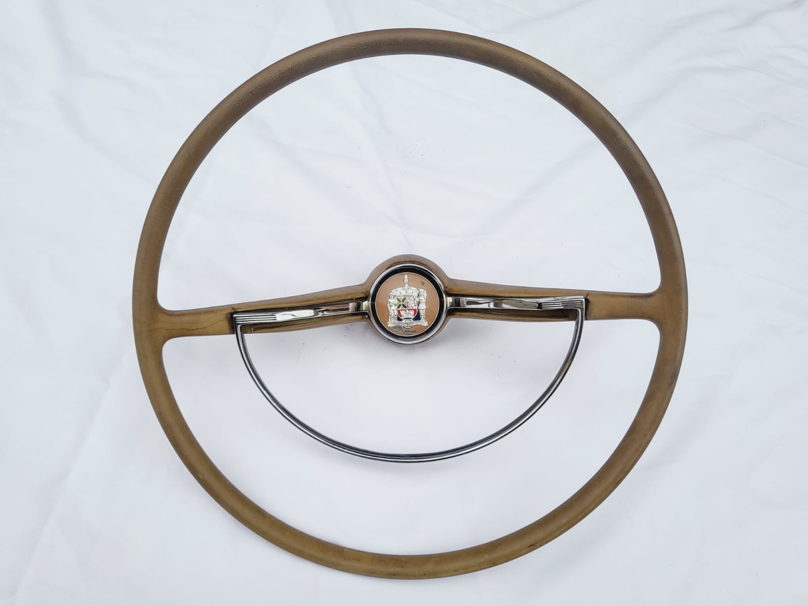 Volante Calice Fusca Marron Monocromático Original Vw